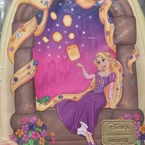 Disney Loungefly Purple and Gold Rapunzel Bag